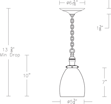 Chart Hanging Light